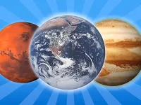 Merge the Planets: 2048! image